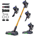 Aspirateur vertical associant une filtration des particules fines au coloris dore