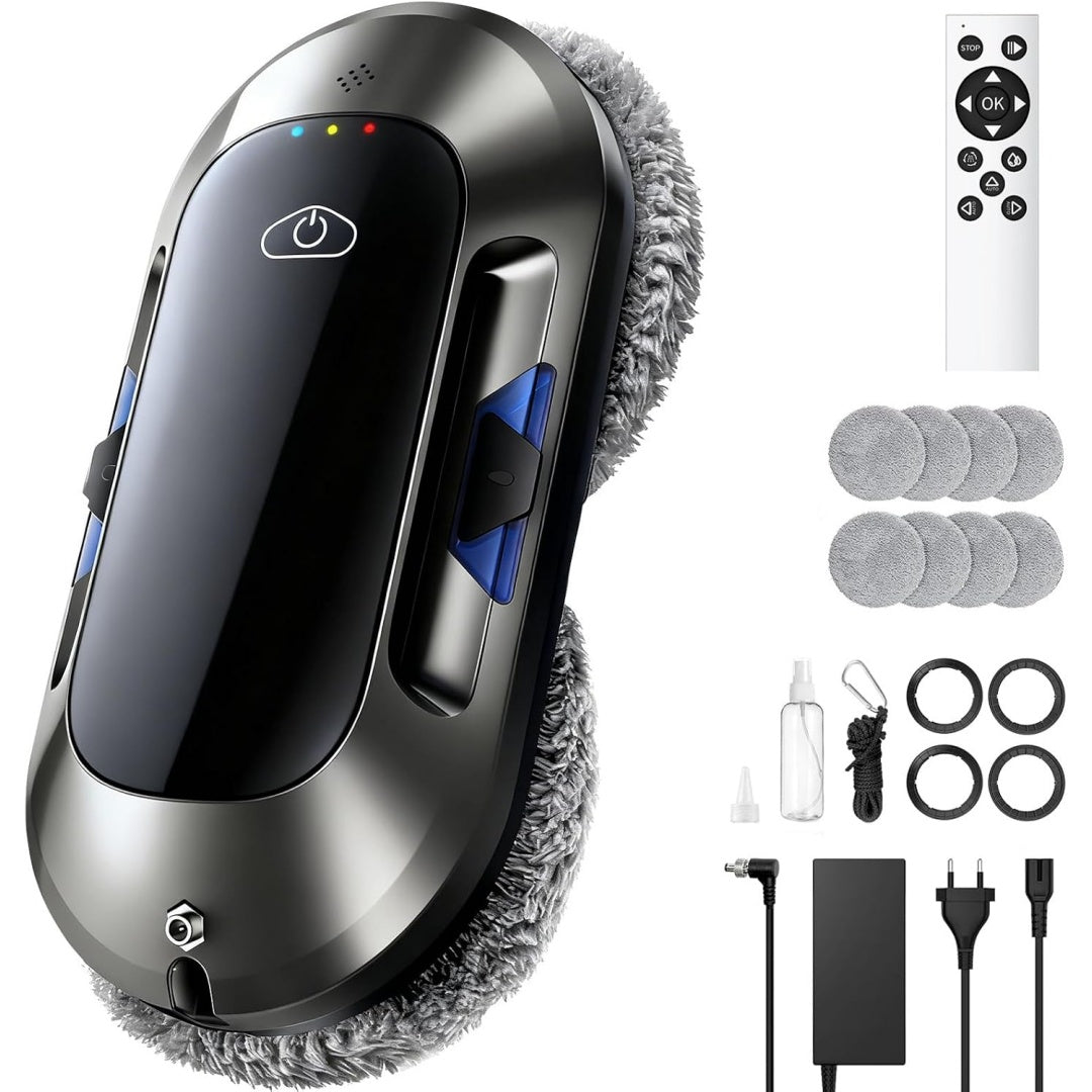 Robot nettoyeur de fenetres offrant une aspiration annoncee de 6500 Pa