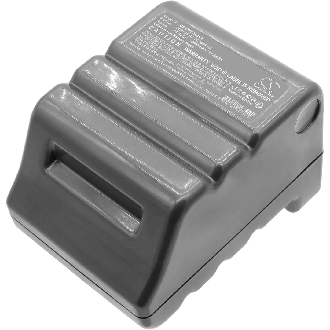 Cette batterie rechargeable combine une tension annoncee de 14.8 V et le remplacement de la batterie