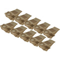 Lot de 100 sacs de collecte, coloris beige et rouge, avec la collecte des dechets aspires