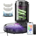 Robot et base de vidage offrant une aspiration annoncee de 000 Pa