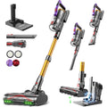 Aspirateur vertical avec l'entretien des tapis et une contenance annoncee de 1,5 l