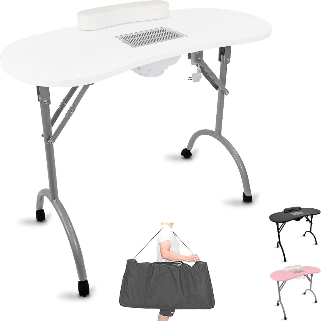 Cette table de travail associe une puissance annoncee de 14 W et une structure pliable
