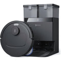 Robot de nettoyage avec base multifonction avec le nettoyage automatise des sols, coloris noir